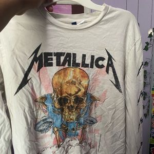 Metallica Skull long sleeve tee
